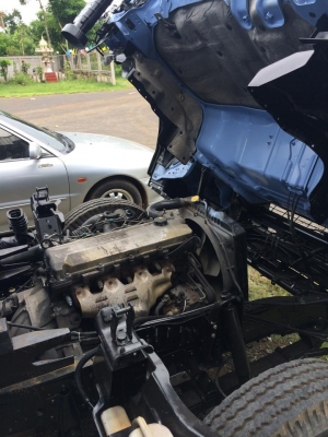 ขาย ISUZU NPR เครื่อง 120 ฝาขาวดั้มต่อใหม่ ต่อลองได้