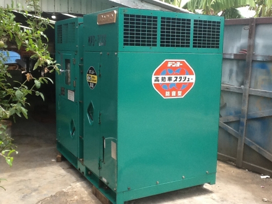 ปั๊มลมสกรูDENYO 100Hp เก่าญี่ปุ่น. 0833554933 ปั๊มลมสกรูDENYO 100Hp เก่าญี่ปุ่น. 0833554933