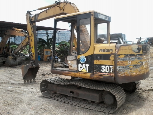 ขาย CAT 307 สภาพเก่านอกเดิมสีเดิมๆ บอดี้สวยครบ กระจก ประตูมีครบ6000ชม.