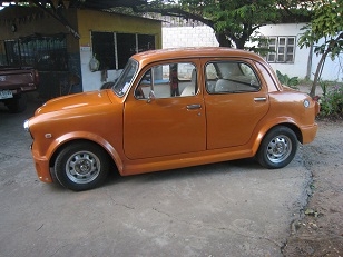 FIAT ปี2498 รถสภาพพร้อมใช้ ทะเบียนพร้อม แอร์เย็นเดินทางไกลได้สบาย