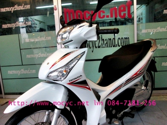 WAVE 125 i รุ่นใหม่ รถเดือน พ.ย.ปี 56 ระบบหัวฉีด ประหยัดน้ำมัน ไมล์ 5810 โล  แถม 3 รายการ 32900