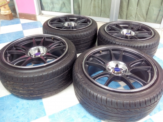 weds sport 18/5/100/114.3F 8.5ET25 R 9.5ET30พร้อมยาง225-40- 18ปี12 weds sport 18/5/100/114.3F 8.5ET25 R 9.5ET30พร้อมยาง225-40- 18ปี12