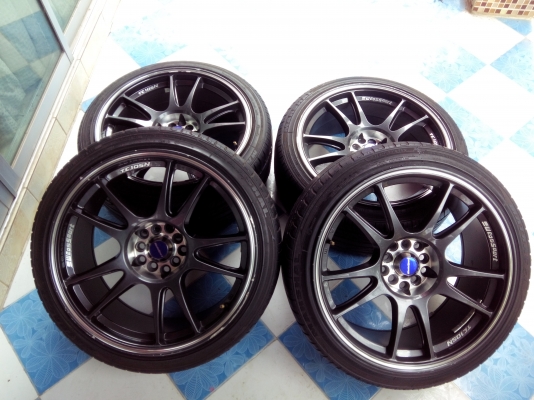 weds sport 18/5/100/114.3F 8.5ET25 R 9.5ET30พร้อมยาง225-40- 18ปี12 weds sport 18/5/100/114.3F 8.5ET25 R 9.5ET30พร้อมยาง225-40- 18ปี12