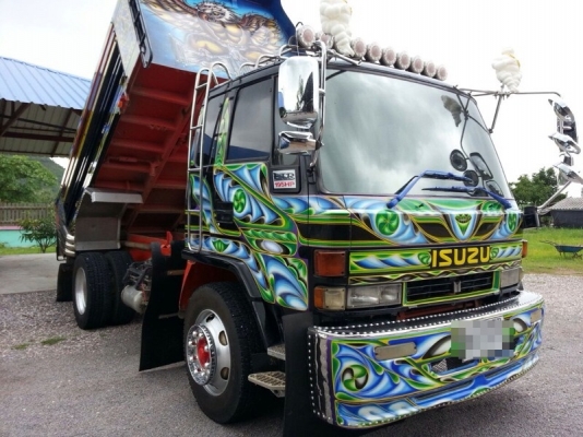 รถอีซูซุ 6 ล้อดั้ม FRR12LC  195 แรงม้า. ปี 39 ( รถประกอบ ) สนใจติดต่อ 081 - 6079515