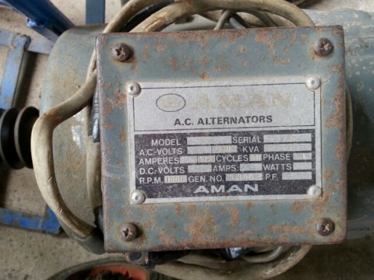 ขายถูก ไดปั่นไฟขนาด3.0Kg สภาพพร้อมใช้งาน สนใจสอบถามรายละเอียดเพิ่มเติมโทร 090-8588220คุณนะ หรือ www.truck.in.th/498