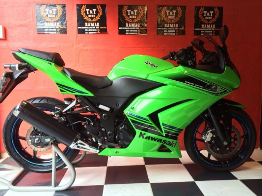 T&amp;T BIKE RAMA2ขายKAWASAKI NINJA250 ปี2012 วิ่ง8000โล  รถออกศูนษ์ใช้มือเดียวป้ายแดงคับ สภาพนางฟ้าราคาพิเศษเพียง 82500
