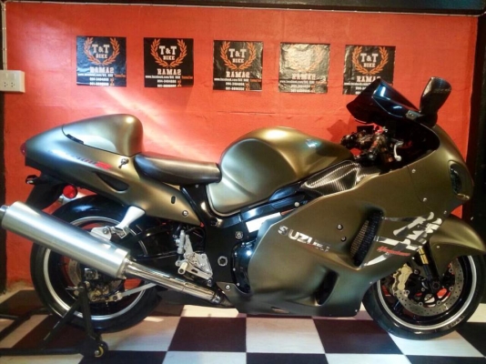 T&amp;T BIKE RAMA2ขายHAYABUSA 1300 ปี06 LIMITAD แท้ รถสภาพนางฟ้า แฟริ่งแท้ๆ ราคา 215000