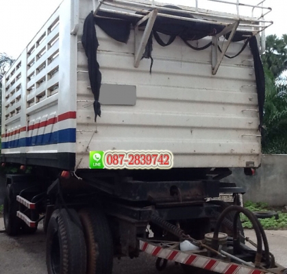 ขายรถบรรทุกดั้มพ์ 18 ล้อ พ่วงแม่-ลูก ISUZU 270 แรงม้า