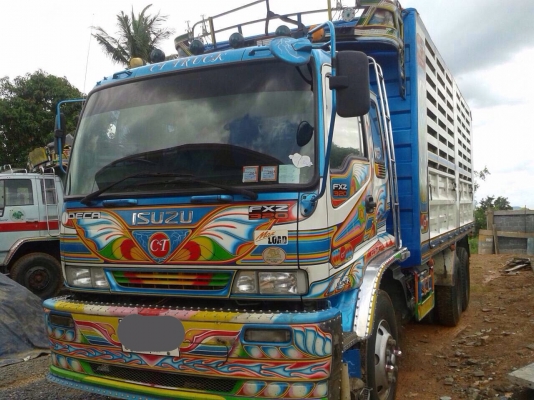 ขายรถพ่วงสิบล้อดัมพ์ ISUZU เครื่อง 320 แรง ปี 51 กระบะดัมพ์อู่ซีทีทรัค ลูก 3 เพลาแท้ยาว 6.80 เมตร ยางเต็ม