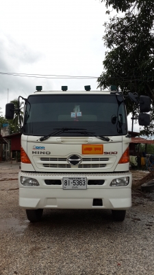 รถพ่วงดั้๋ม HINO 3 คาน(แท้สามมิตรแม่-ลูก) 380 แรงม้า ลูก 6เมตร 80