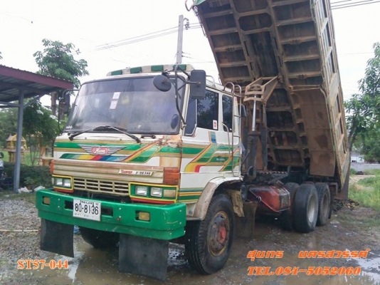 ขายด่วน รถบรรทุก 10 ล้อดั้ม HINO FM  215 แรง สภาพเดิมๆ สวย พร้อมใช้งาน