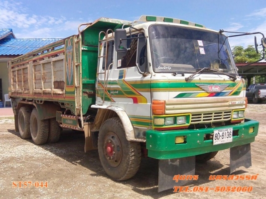 ขายด่วน รถบรรทุก 10 ล้อดั้ม HINO FM  215 แรง สภาพเดิมๆ สวย พร้อมใช้งาน