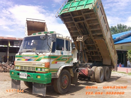 ขายด่วน รถบรรทุก 10 ล้อดั้ม HINO FM  215 แรง สภาพเดิมๆ สวย พร้อมใช้งาน