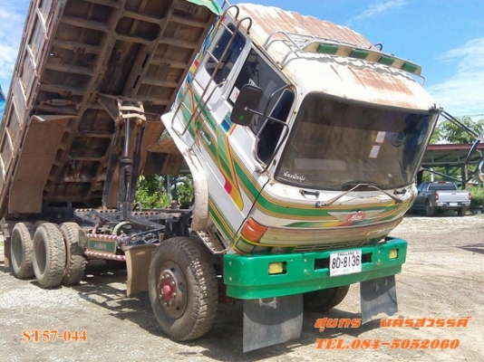 ขายด่วน รถบรรทุก 10 ล้อดั้ม HINO FM  215 แรง สภาพเดิมๆ สวย พร้อมใช้งาน