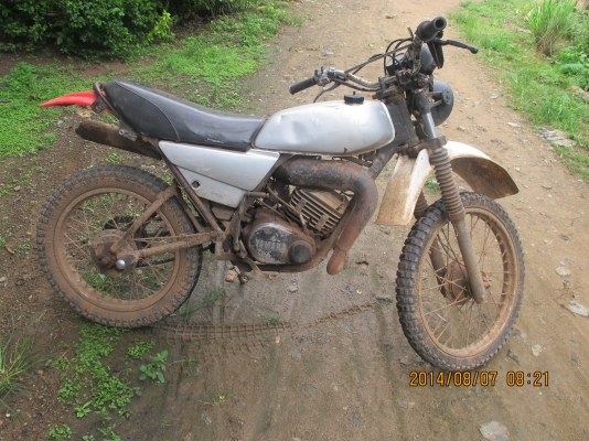 ขายรถวิบาก  DT125 ไม่มีเล่มทะเบียน รถไปไร่ไปนามาอีกแล้วครับ