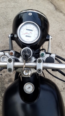 ก่อนเที่ยงพรุ่งนี้ SR400 แต่งแนวยุคสงครามโลก เพิ่งมาจากญี่ปุ่น