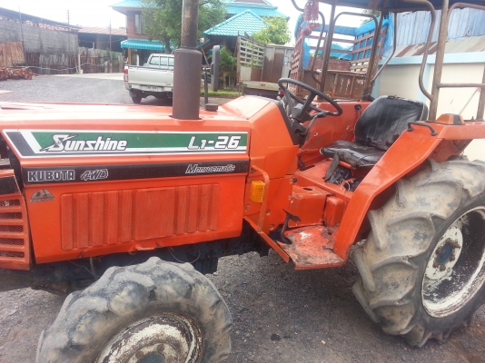 คูโบต้า L1-26 4 WD พร้อมผาน 5 ตามสภาพเครื่องดี เกียร์ดี