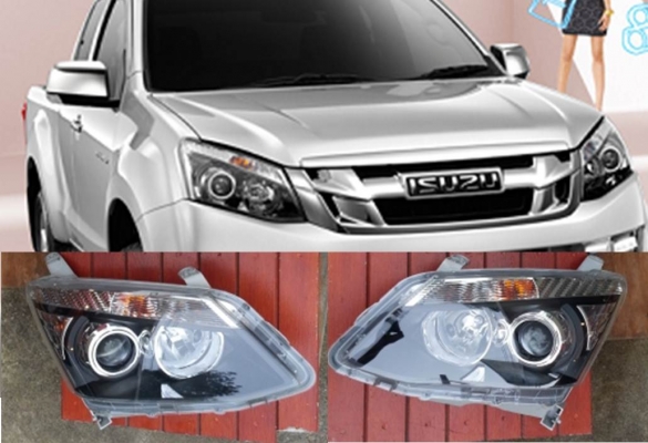 โคมไฟหน้า ออลนิวดีแม็ค โปรเจ็คเตอร์ ของแท้ โคมไฟหน้า ออลนิวดีแม็ค โปรเจ็คเตอร์ ของแท้