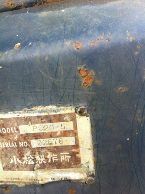 ขายKomatsu Pc20-5 รถพร้อมใช้