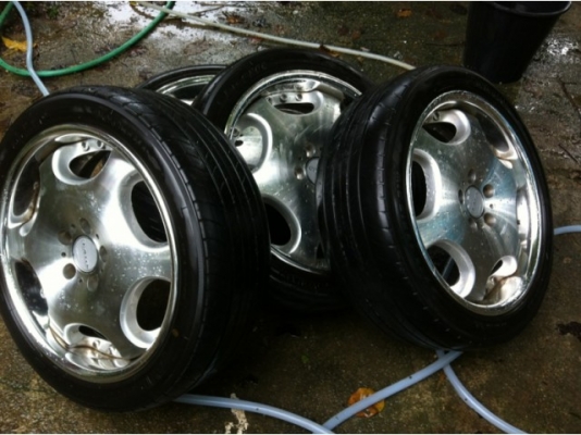 ายแม็ก18ญี่ปุ่นแท้Shallenพร้อมยางyokohama225/45/18 15,000 บาท ล้อแท้มาตรฐาน Jawa