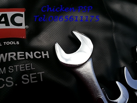 ประแจแหวนข้างปากตาย SUNJAC ชุดใหญ่ 14 ตัว/ชุด Made in JAPAN