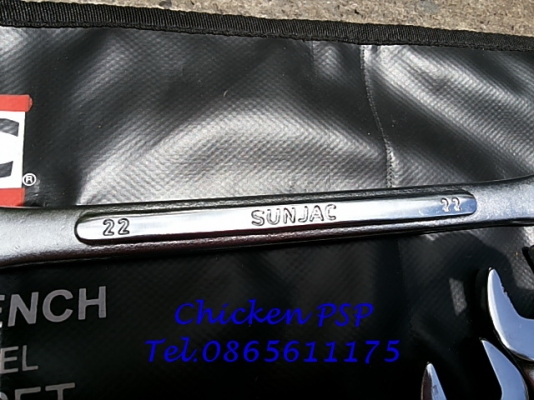 ประแจแหวนข้างปากตาย SUNJAC ชุดใหญ่ 14 ตัว/ชุด Made in JAPAN