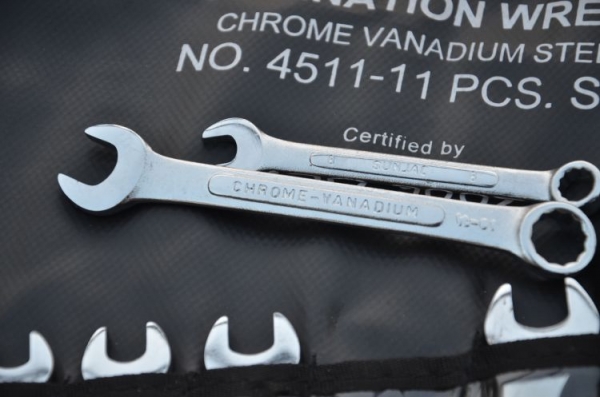 ประแจแหวนข้างปากตาย SUNJAC Made in JAPAN ชุดกลาง 11 ตัว/ชุด ประแจแหวนข้างปากตาย SUNJAC Made in JAPAN ชุดกลาง 11 ตัว/ชุด