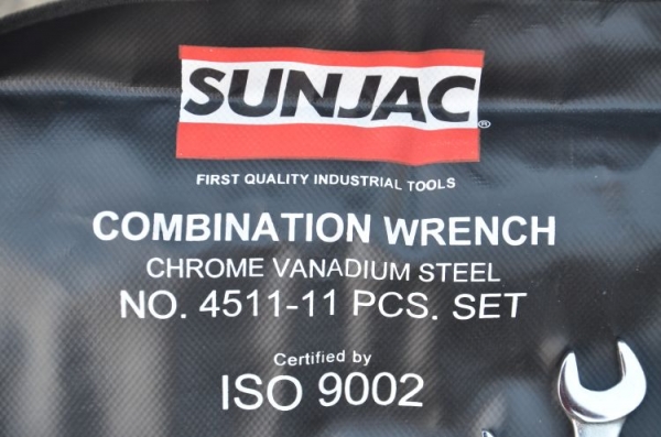 ประแจแหวนข้างปากตาย SUNJAC Made in JAPAN ชุดกลาง 11 ตัว/ชุด ประแจแหวนข้างปากตาย SUNJAC Made in JAPAN ชุดกลาง 11 ตัว/ชุด
