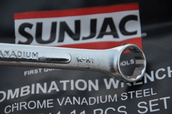 ประแจแหวนข้างปากตาย SUNJAC Made in JAPAN ชุดกลาง 11 ตัว/ชุด ประแจแหวนข้างปากตาย SUNJAC Made in JAPAN ชุดกลาง 11 ตัว/ชุด