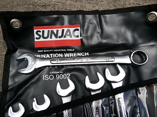ประแจแหวนข้างปากตาย SUNJAC ชุดเล็ก 6 ตัว/ชุด Made in JAPAN ประแจแหวนข้างปากตาย SUNJAC ชุดเล็ก 6 ตัว/ชุด Made in JAPAN
