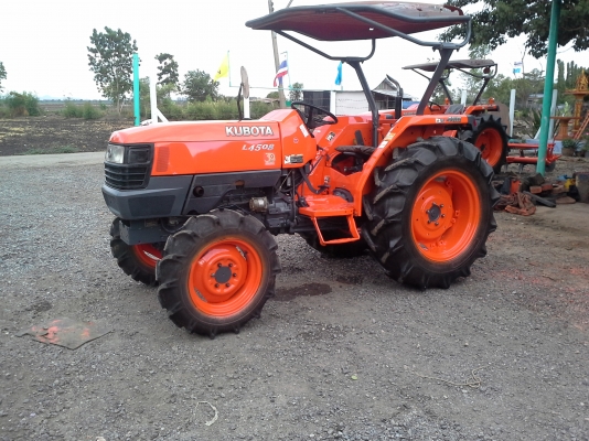 ลดกระหล่ำ!!!คูโบต้า L4508 และ ผานพรวน