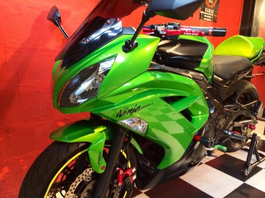 T&amp;T BIKE RAMA2ขายKAWASAKI NINJA650 ปี2012 ABS แต่งเทพ รถมือเดียวป้ายแดง ประกันชั้น1ราคาเพียง 189000