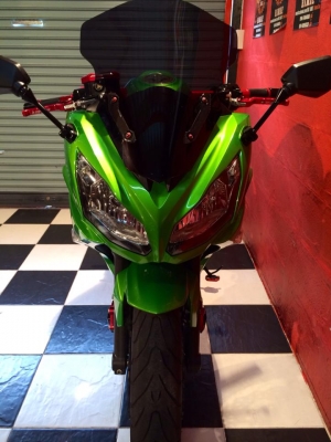 T&amp;T BIKE RAMA2ขายKAWASAKI NINJA650 ปี2012 ABS แต่งเทพ รถมือเดียวป้ายแดง ประกันชั้น1ราคาเพียง 189000