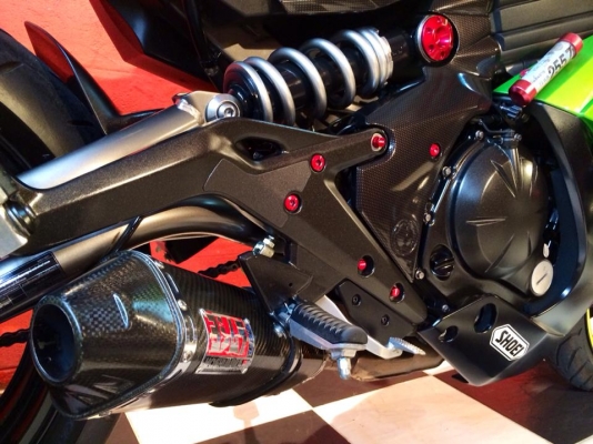 T&amp;T BIKE RAMA2ขายKAWASAKI NINJA650 ปี2012 ABS แต่งเทพ รถมือเดียวป้ายแดง ประกันชั้น1ราคาเพียง 189000