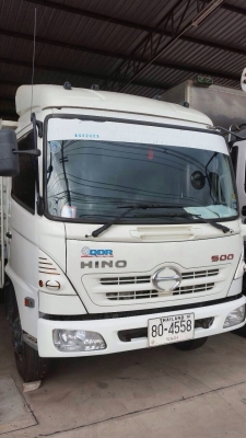 ขายรถบรรทุกหกล้อ Hino S500 FC9J เครื่อง 175 แรง ปี 54 ช่วงยาว 4.30 เมตร ทะเบียนพร้อม