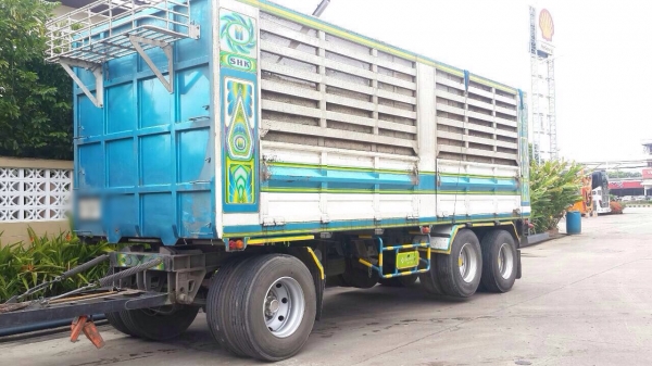 ขายรถพ่วง ISUZU เครื่อง 320 แรง ปี 50 กระบะสหกิจไม่ดัมพ์แม่ลูก แม่ 12 ล้อ ลูก 3 เพลา ยาว 7 เมตร ขายรถพ่วง ISUZU เครื่อง 320 แรง ปี 50 กระบะสหกิจไม่ดัมพ์แม่ลูก แม่ 12 ล้อ ลูก 3 เพลา ยาว 7 เมตร