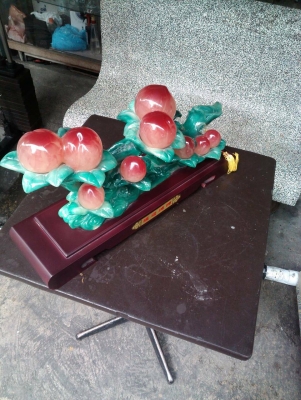 ลูกท้อหยกจีน สวยมาก น่าสะสม