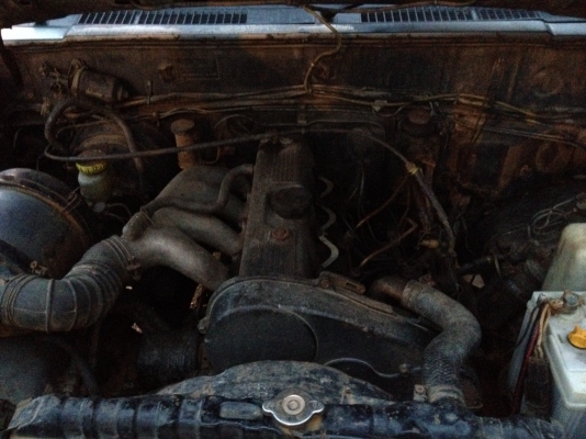 1992 MITSUBISHI,cycron 2.5  โฉม ปี89-94 สีเทา เกียร์ธรรมดา