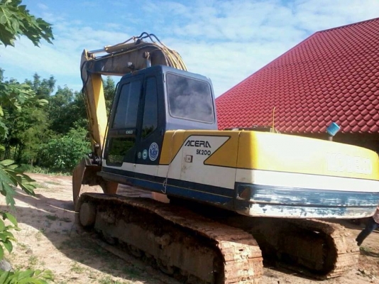 **1,250,000 บ.ต่อรอง**ขายแบคโฮเก่านอก KOBELCO MARK3 SK200 YN-13183 ไฟฟ้าเต็ม เครื่องเดิมปั้มเดิม แอร์เย็น เก่านอก 15เดือน เครื่องMITSU 6D31-135 6สูบ แน่นๆ แรงๆ ไม่เยิ้ม ปั้มเดิม K3V แรงดี ทำงานดีไม่มีโหลด บูมอาร์มสวยไม่ปะไม่ดาม เอวแน่น ไม่แตกไม่ร้าว บุ้งก