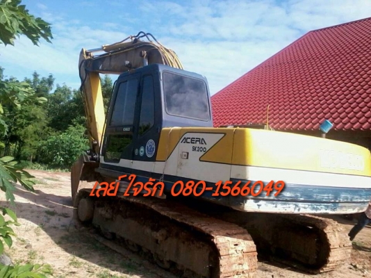 **1,250,000 บ.ต่อรอง**ขายแบคโฮเก่านอก KOBELCO MARK3 SK200 YN-13183 ไฟฟ้าเต็ม เครื่องเดิมปั้มเดิม แอร์เย็น เก่านอก 15เดือน เครื่องMITSU 6D31-135 6สูบ แน่นๆ แรงๆ ไม่เยิ้ม ปั้มเดิม K3V แรงดี ทำงานดีไม่มีโหลด บูมอาร์มสวยไม่ปะไม่ดาม เอวแน่น ไม่แตกไม่ร้าว บุ้งก