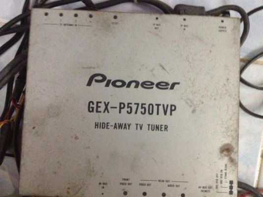 ขาย TV Tuner Pioneer GEX-P5750 TVP พร้อมเสาอากาศ Pioneer 1คู่ 3000 บาท