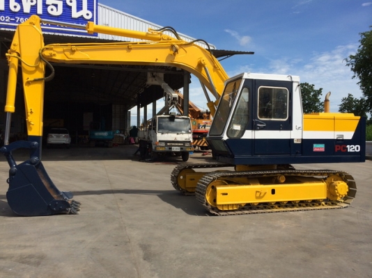 รถขุด Komatsu PC120-2 มีไลน์หัวเจาะ 7 พันชั่วโมง เครื่องเดิม ปั๊มเดิมตามสภาพครับ