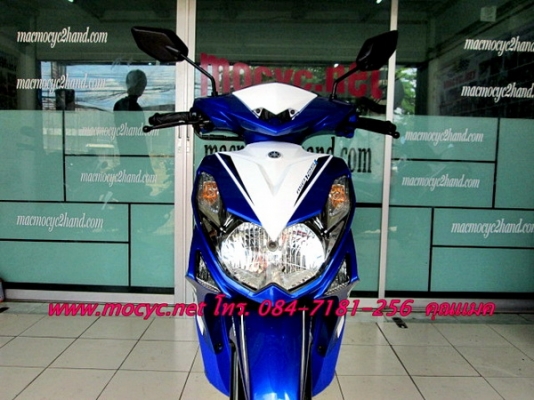 MIO 125 i RR รถเดือน ธ ค.ปี 56 สีนํ้าเงินขาว ไมล์ 5592 โล ของแถม 3 รายการ 26900