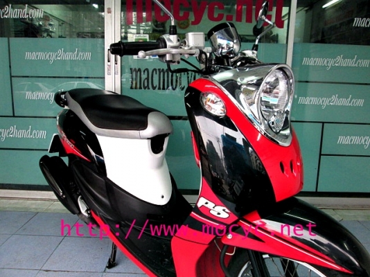 Fino PS  สีดำแดง รุ่นขายดี รถเดือน ก.ย. ปี 56 ไมล์ 6139 โล  ของแถม 3 รายการ 25900