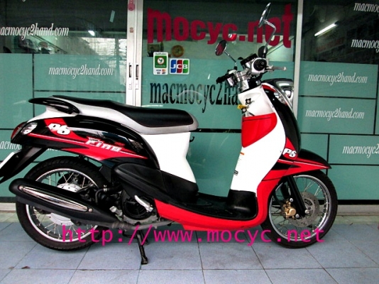 Fino PS  สีดำแดง รุ่นขายดี รถเดือน ก.ย. ปี 56 ไมล์ 6139 โล  ของแถม 3 รายการ 25900