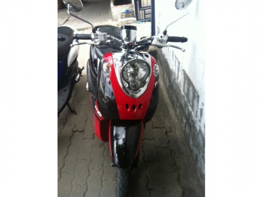 ขาย Yamaha รุ่นFino รถเดือน พ.ย.56 (9เดือน) สีแดง-ดำ ลายPS สภาพเยี่ยม เครื่องเดินเรียบ