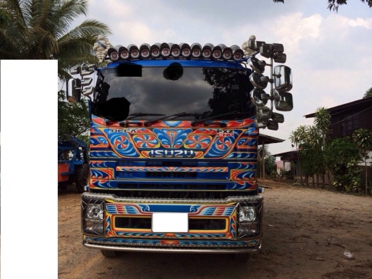 ขาย ดาวน์ ISUZU DECA FXZ CNG ปี 57 พ่วงแม่ลูกปี 57 กะบะมิเนียมชุดใหญ่ อู่ ST นครปฐม  ราคาต่อรองได้