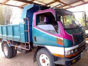 หกล้อดั้ม มิตซู110แรงปี40รถพร้อมใช้งาน ทะเบียนพร้อมโอน รถดั้มเล็ก ราคาเบาๆ