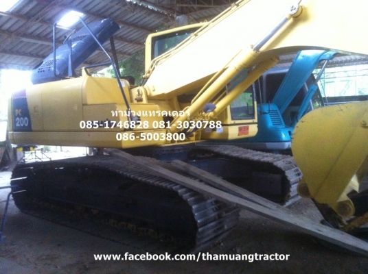 ขาย KOMATSU PC200-8 สภาพเดิมๆ รถพร้อมทำงาน โทร 085-1746828 081-3030788 086-5003800