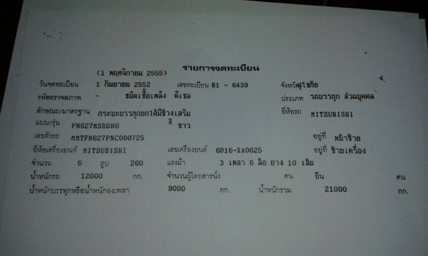 FN627M6 ปี 52 พร้อมใช้งานครับราคาต่อรองใด้ครับ FN627M6 ปี 52 พร้อมใช้งานครับราคาต่อรองใด้ครับ